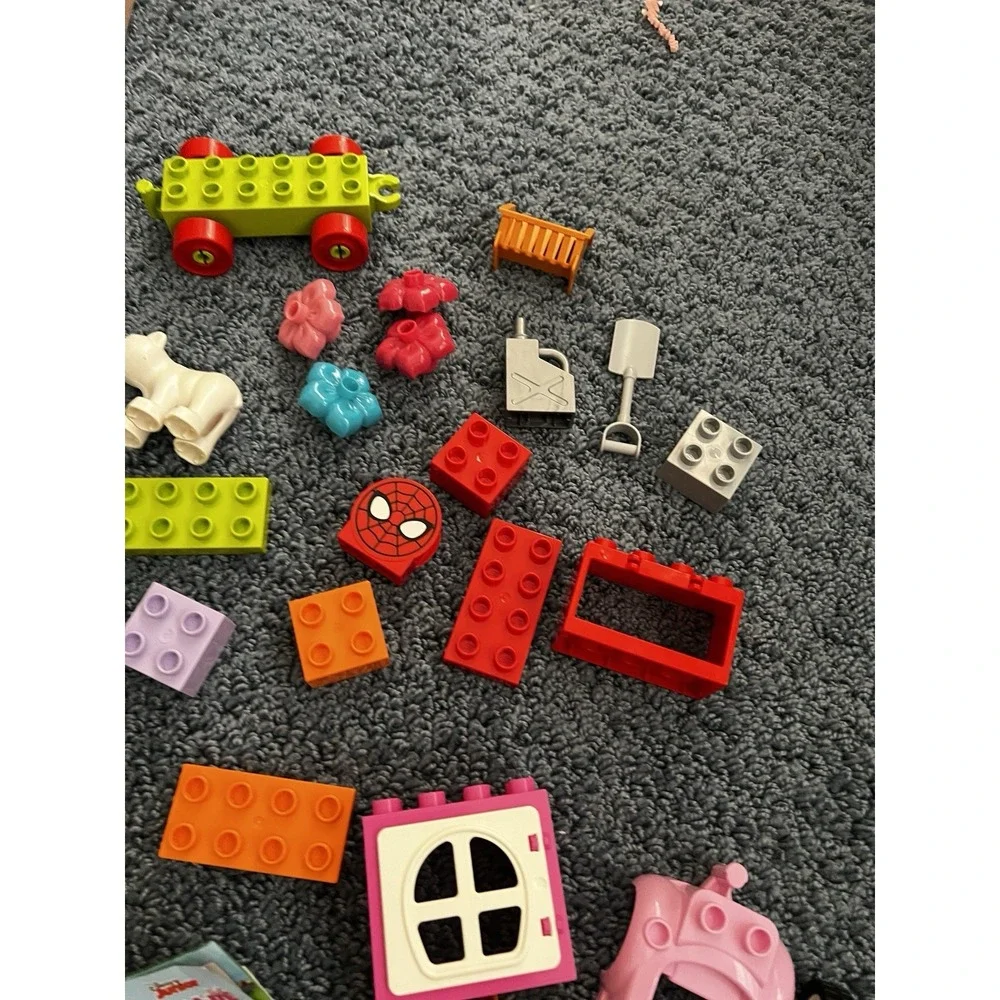 Bulk Of 49 Duplo Pieces - Figaro, Polar Bear, Spider-Man